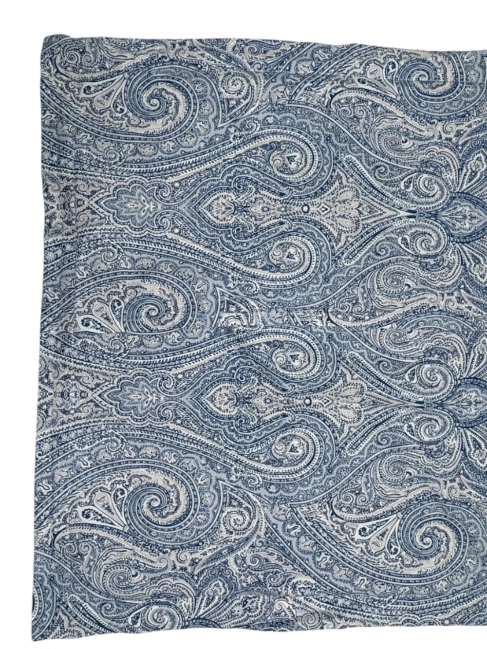 Ralph Lauren pillowcase blue paisley standard size 100% cotton vintage only 1